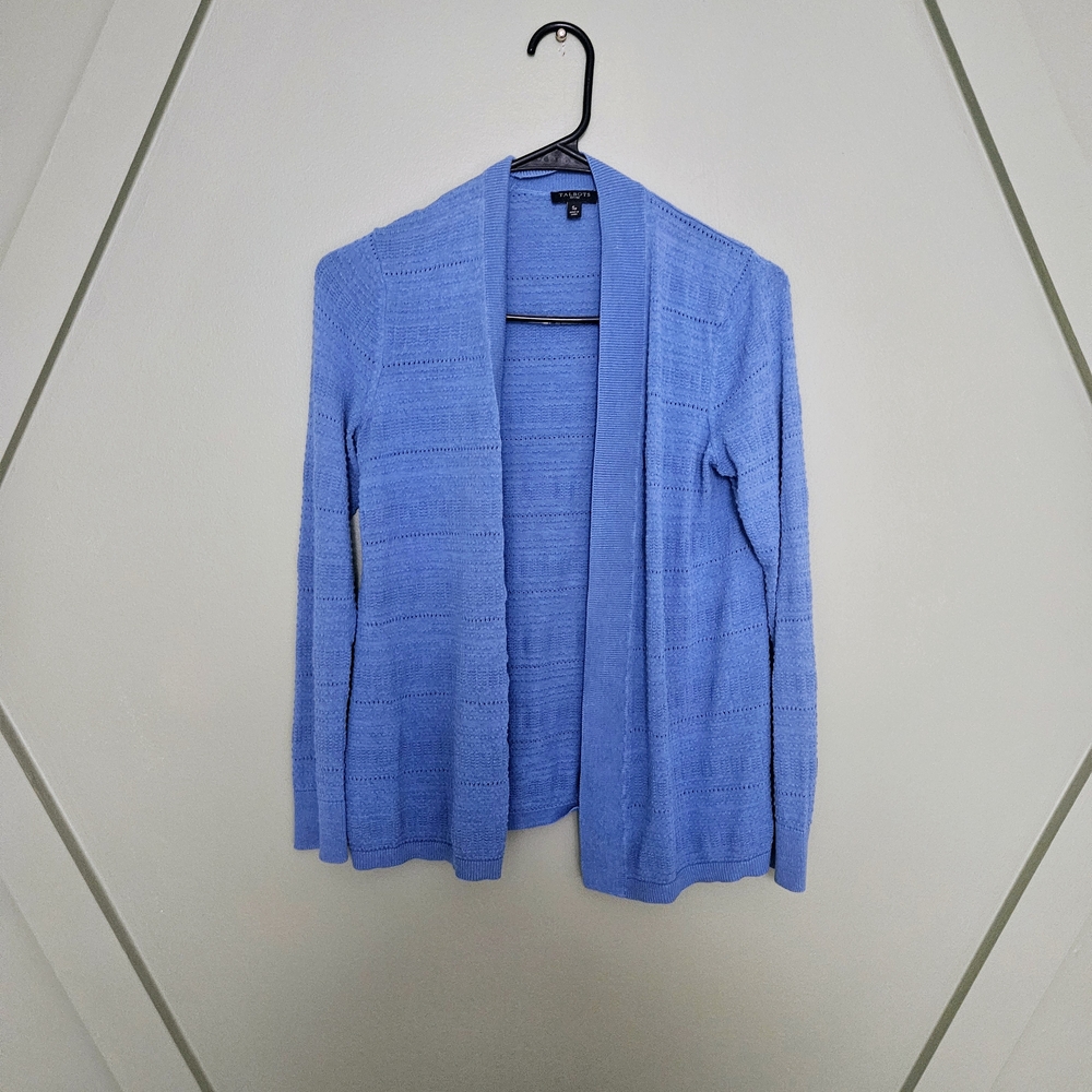 Talbots Light Blue Cardigan Sweater